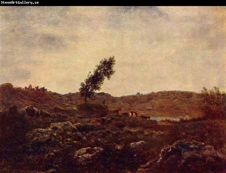 Theodore Rousseau Blick auf Barbizon